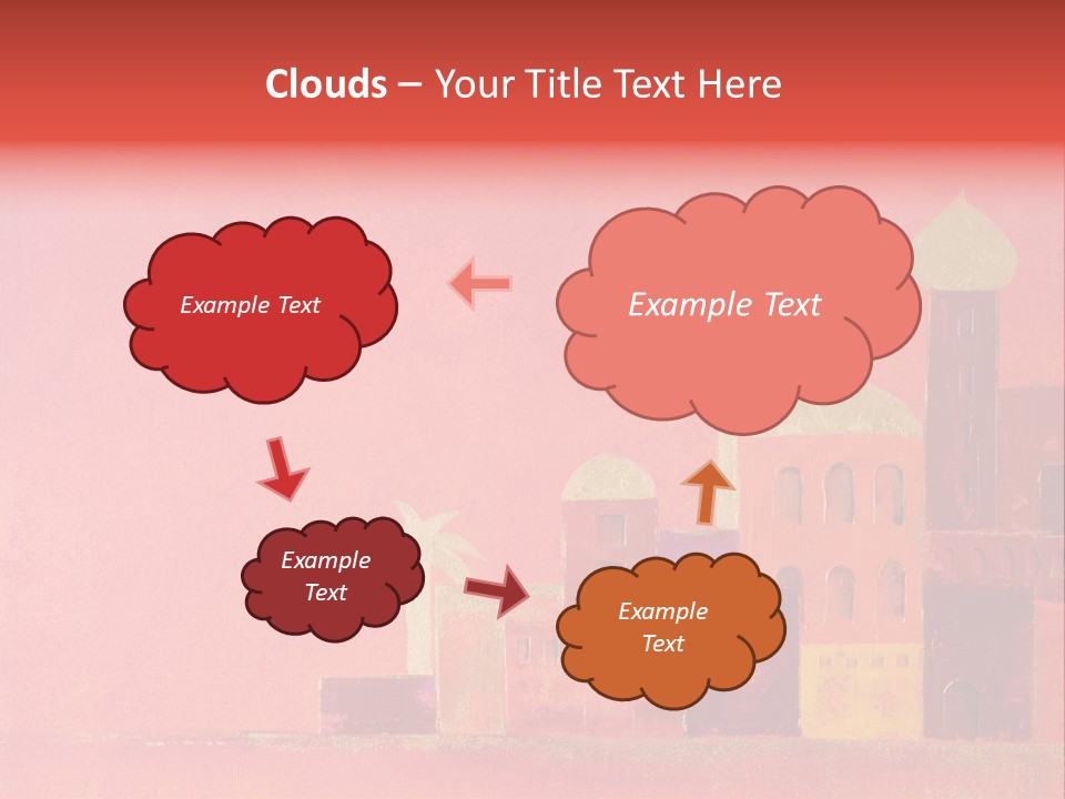 Gold Orange Red PowerPoint Template