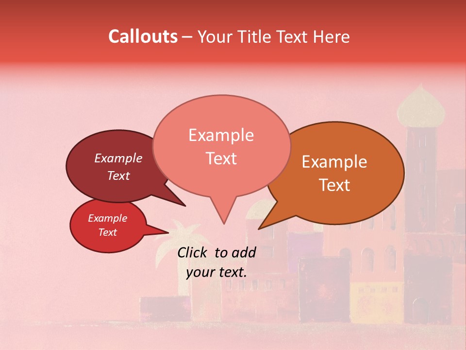 Gold Orange Red PowerPoint Template