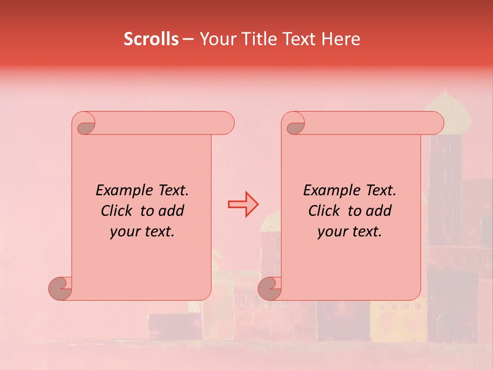 Gold Orange Red PowerPoint Template