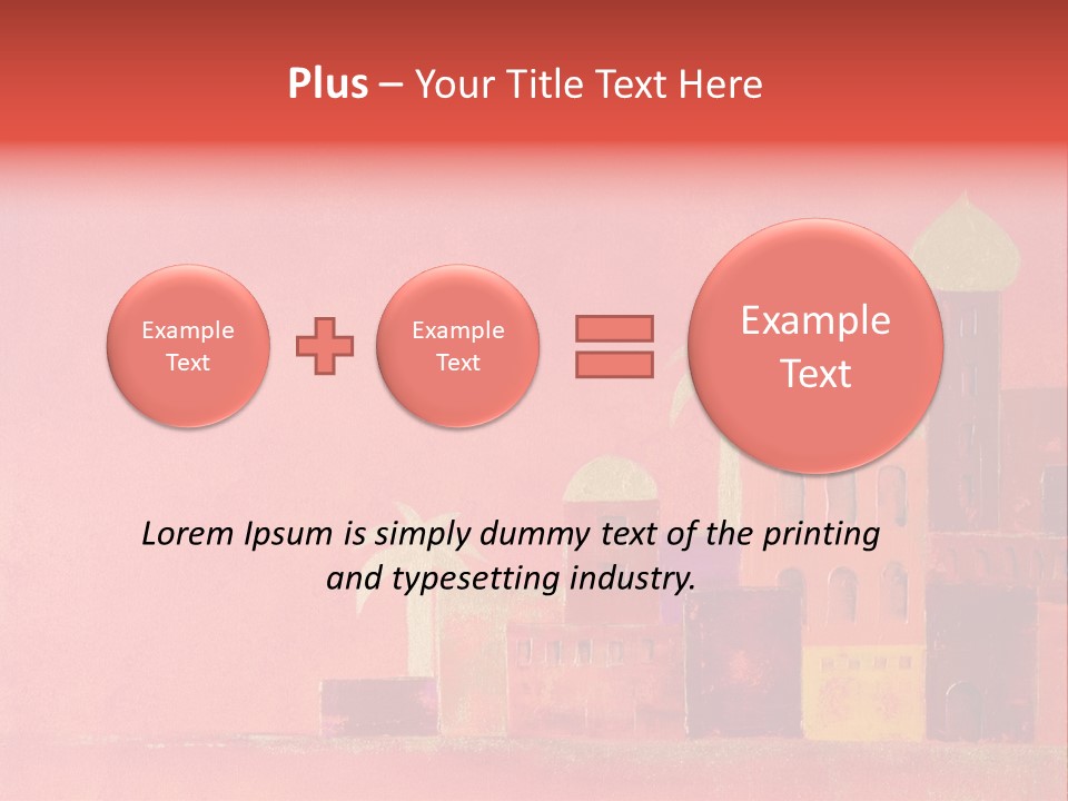 Gold Orange Red PowerPoint Template