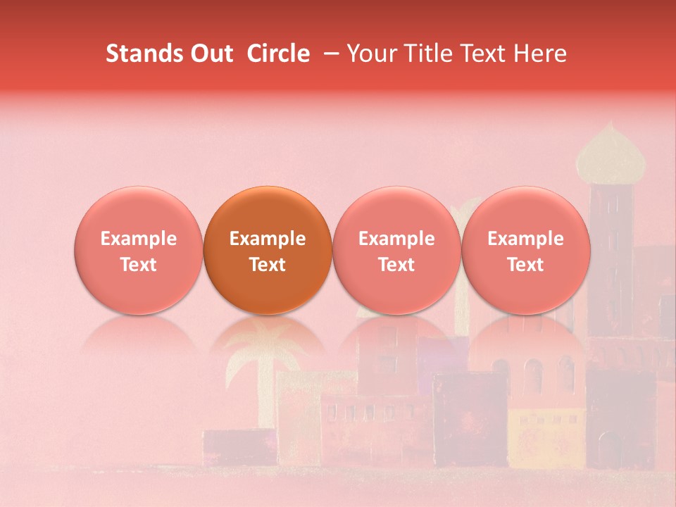 Gold Orange Red PowerPoint Template