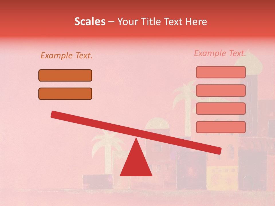 Gold Orange Red PowerPoint Template