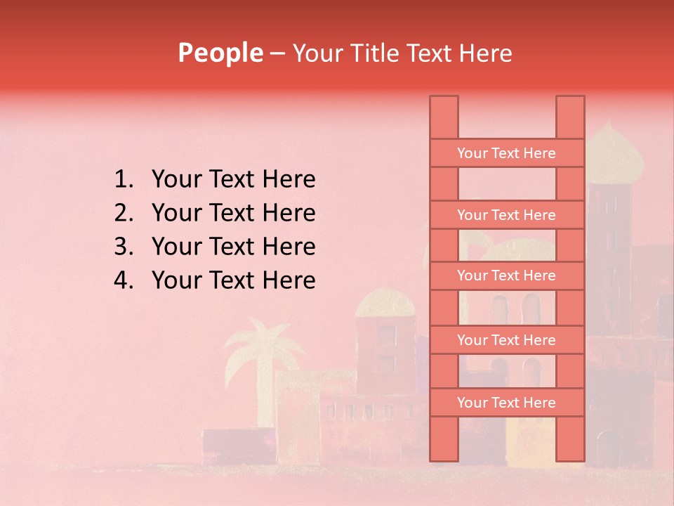 Gold Orange Red PowerPoint Template