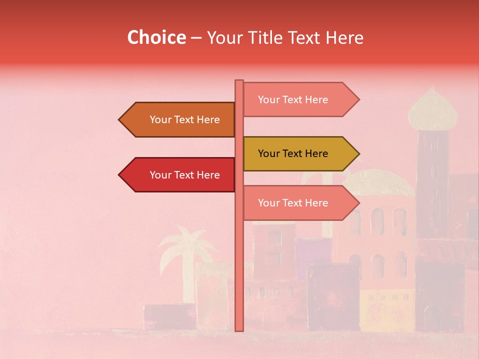Gold Orange Red PowerPoint Template