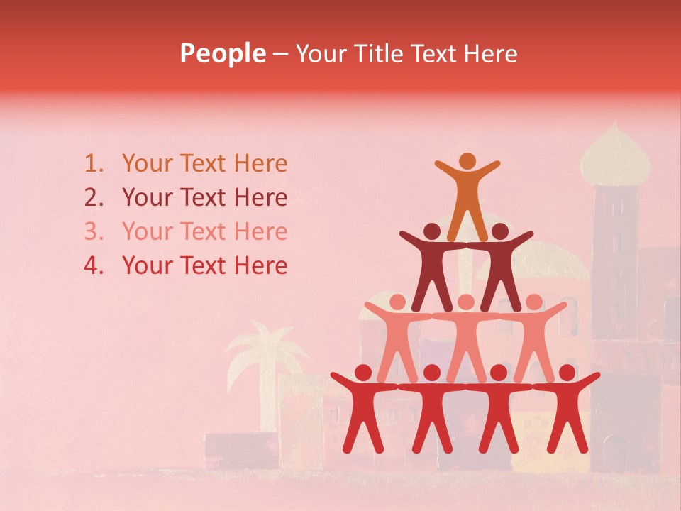 Gold Orange Red PowerPoint Template