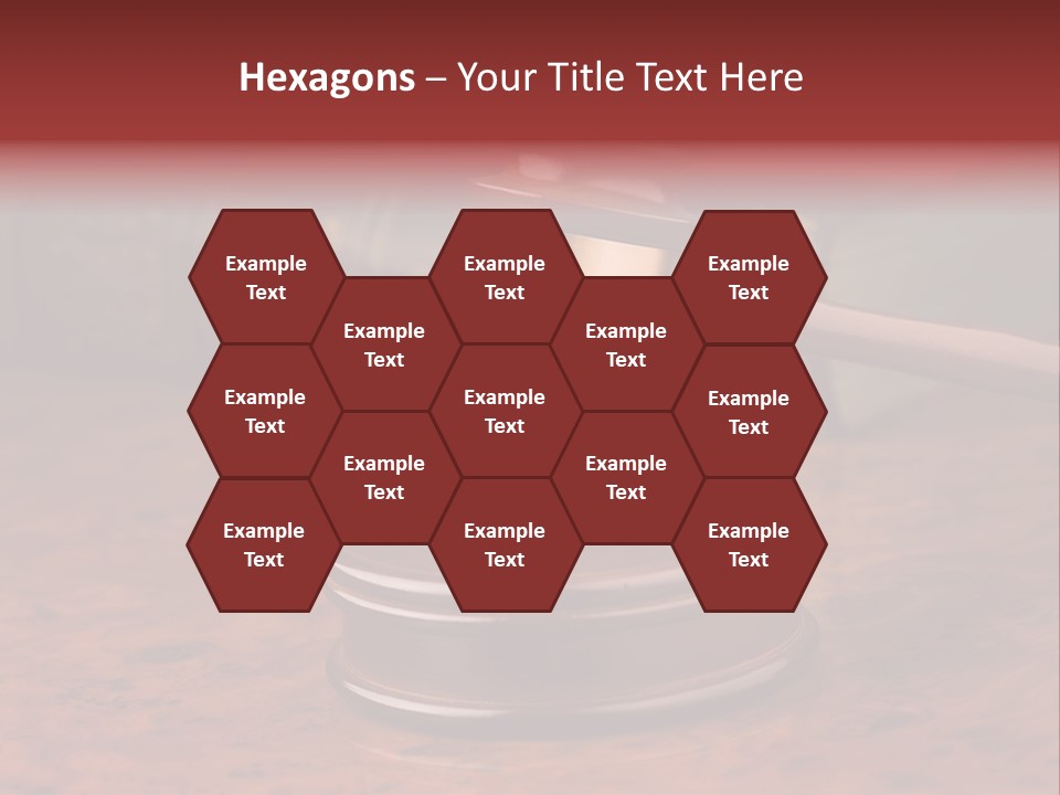 Courtroom Hammer Opinion PowerPoint Template