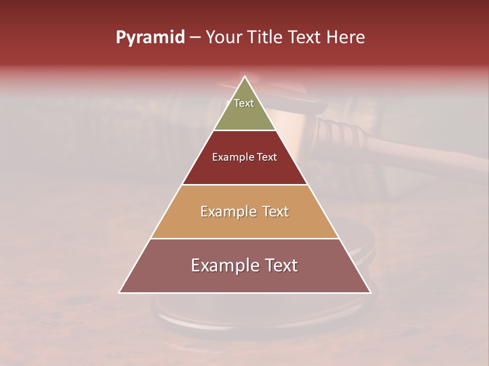 Courtroom Hammer Opinion PowerPoint Template
