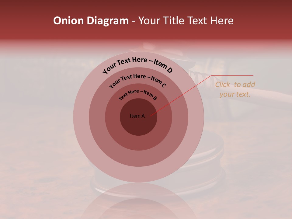 Courtroom Hammer Opinion PowerPoint Template