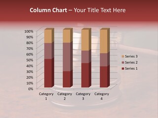 Courtroom Hammer Opinion PowerPoint Template