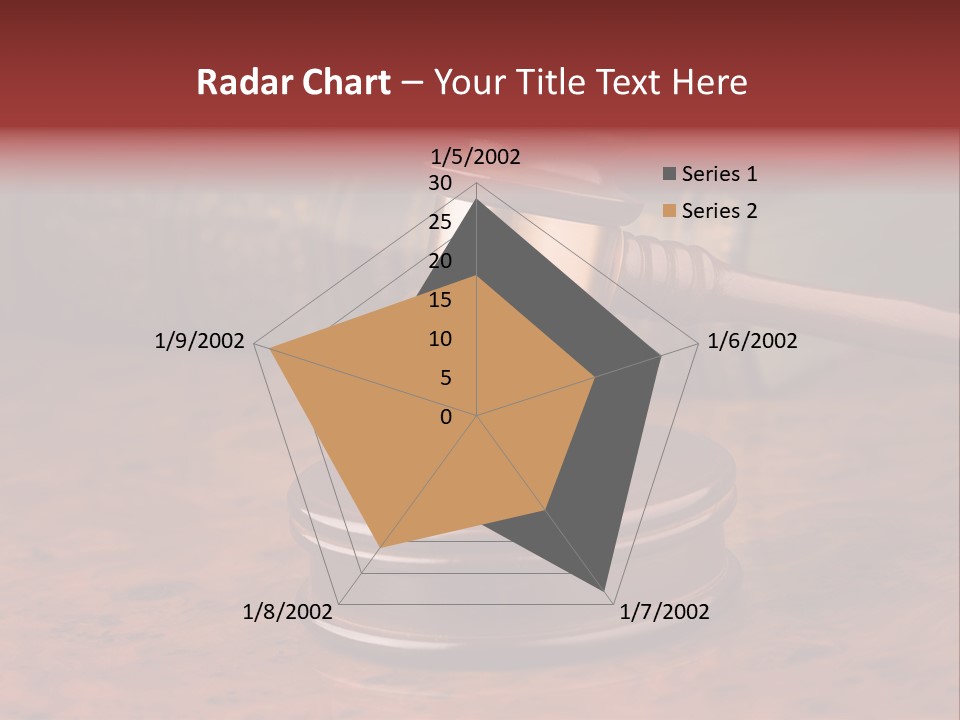 Courtroom Hammer Opinion PowerPoint Template