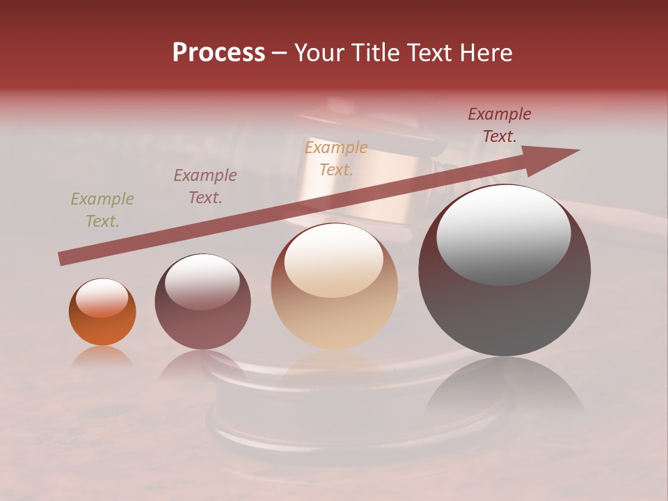 Courtroom Hammer Opinion PowerPoint Template