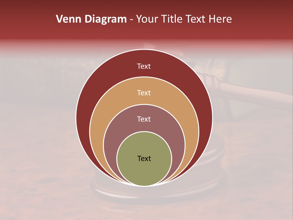 Courtroom Hammer Opinion PowerPoint Template
