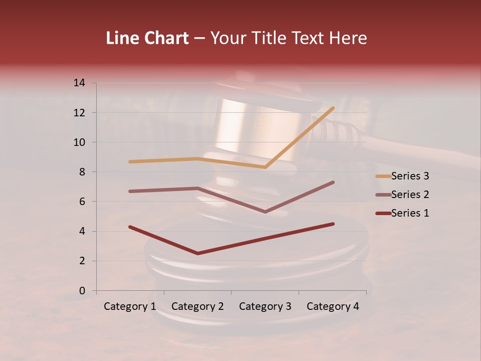 Courtroom Hammer Opinion PowerPoint Template