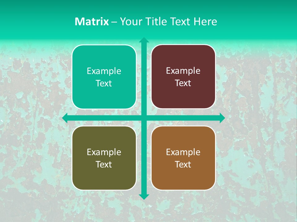 Colored Exhaustion Distressed PowerPoint Template