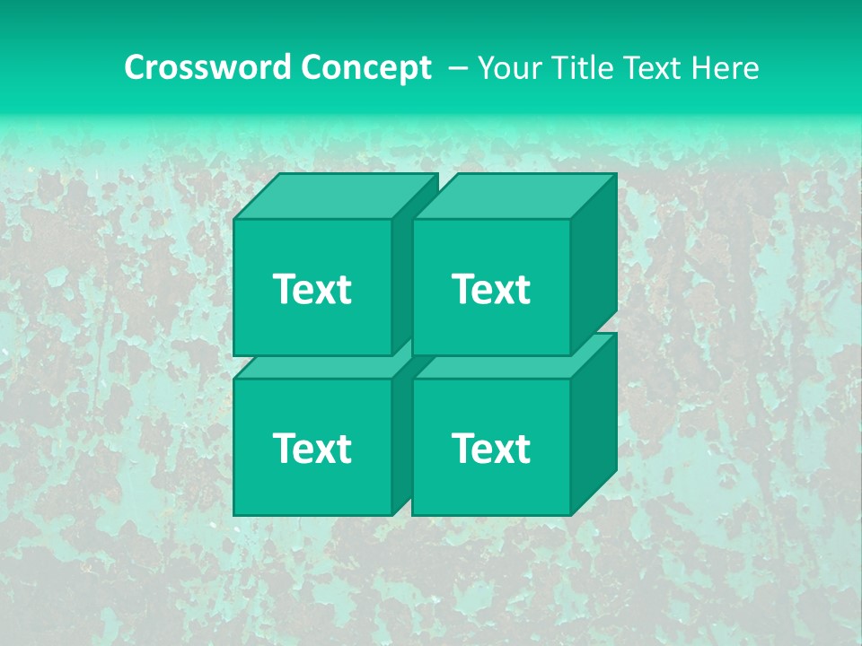 Colored Exhaustion Distressed PowerPoint Template