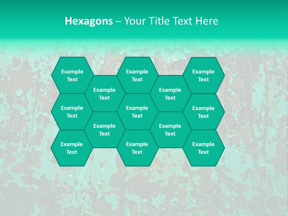 Colored Exhaustion Distressed PowerPoint Template