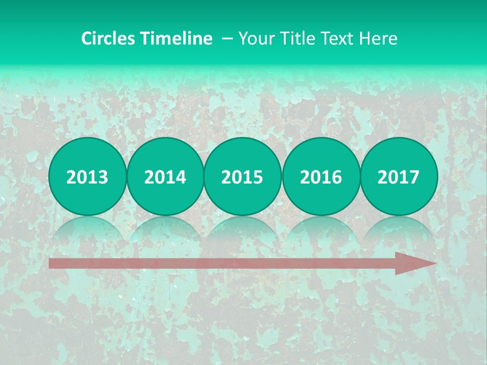 Colored Exhaustion Distressed PowerPoint Template