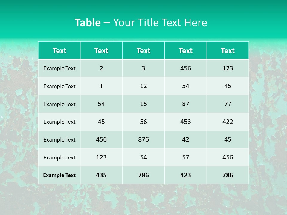 Colored Exhaustion Distressed PowerPoint Template