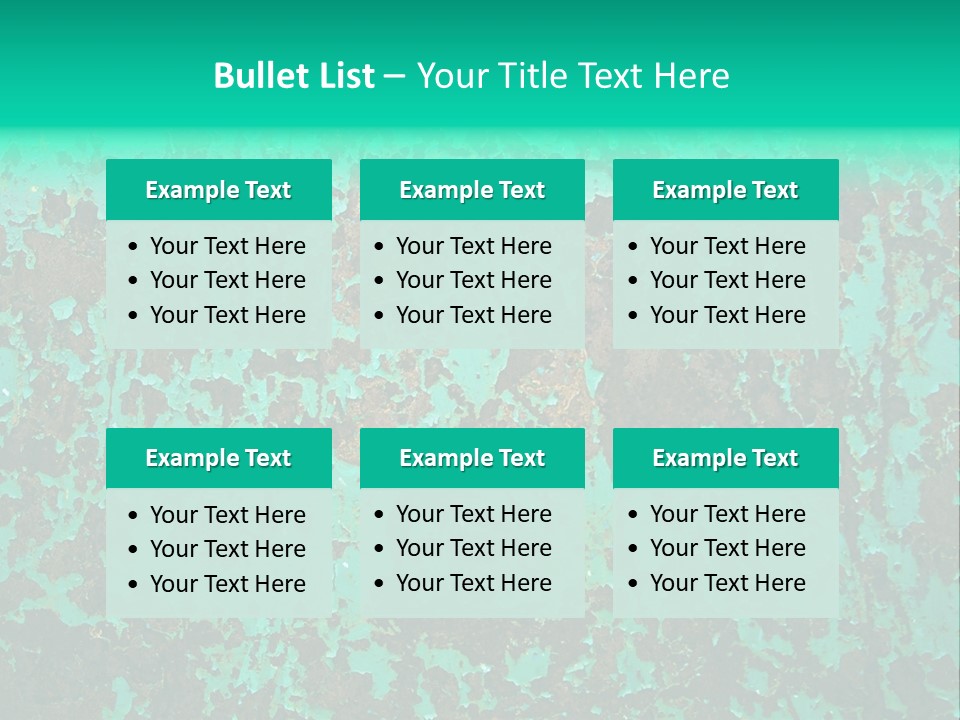 Colored Exhaustion Distressed PowerPoint Template