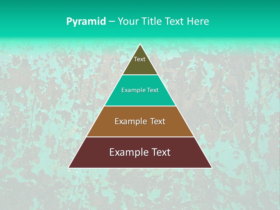 Colored Exhaustion Distressed PowerPoint Template