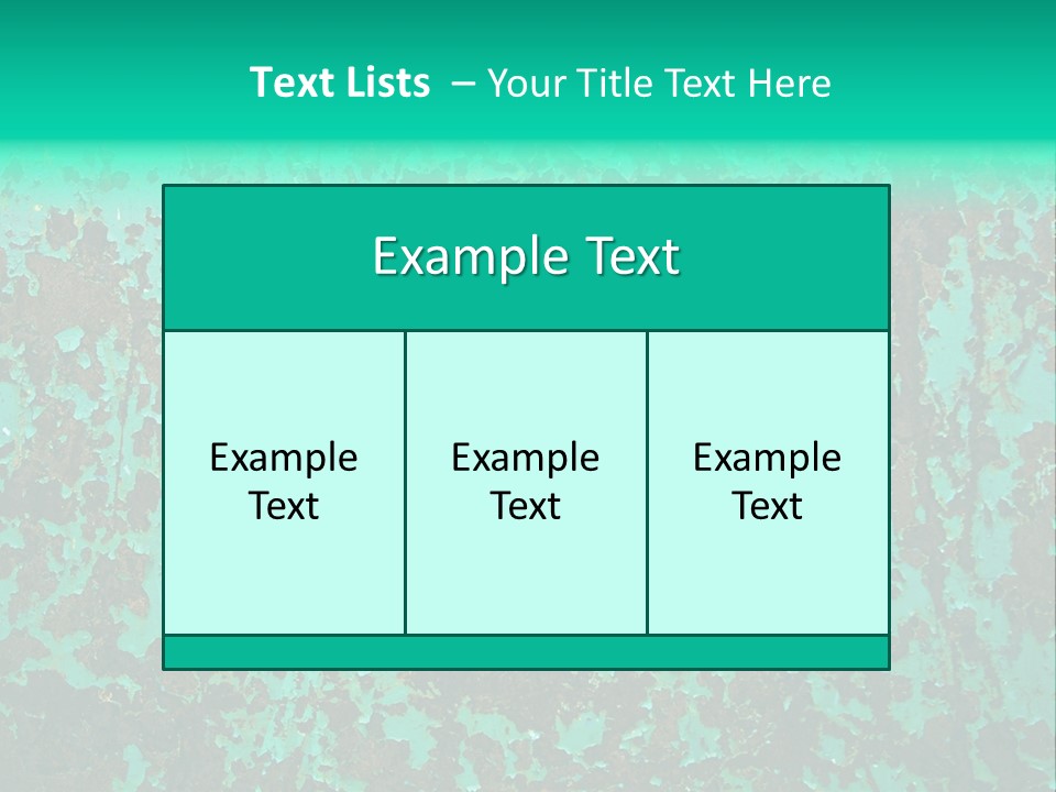 Colored Exhaustion Distressed PowerPoint Template