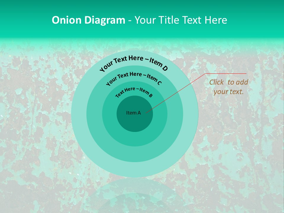 Colored Exhaustion Distressed PowerPoint Template