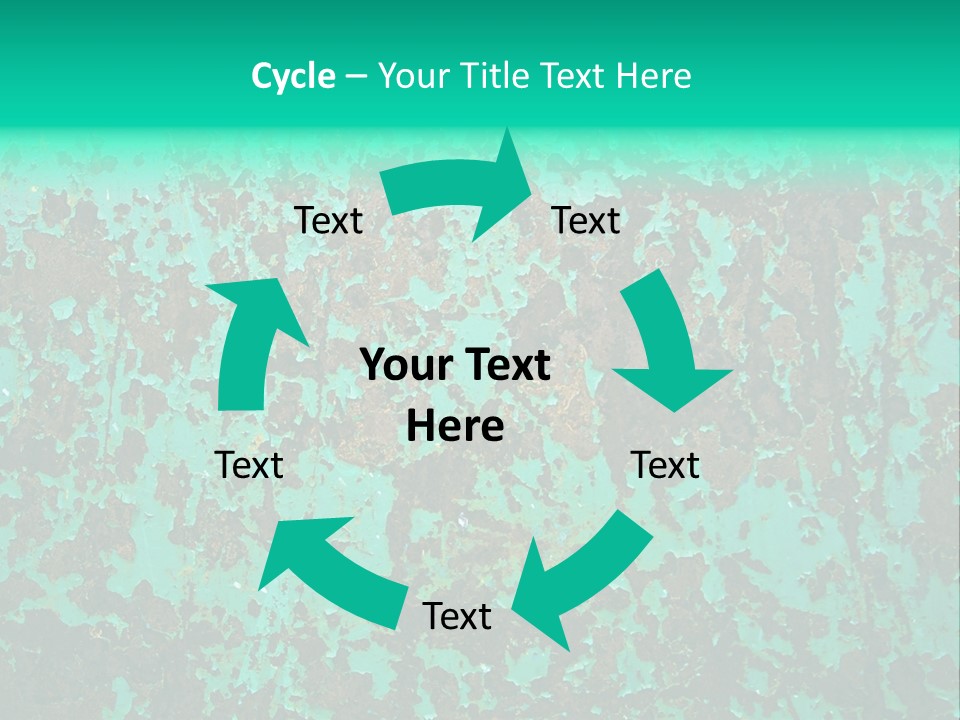 Colored Exhaustion Distressed PowerPoint Template