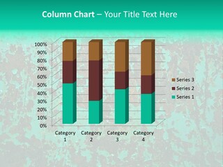 Colored Exhaustion Distressed PowerPoint Template