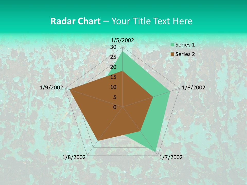 Colored Exhaustion Distressed PowerPoint Template