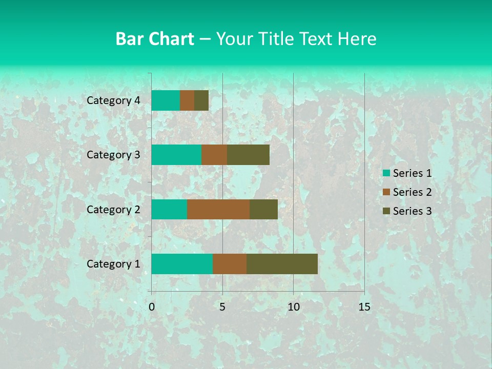Colored Exhaustion Distressed PowerPoint Template