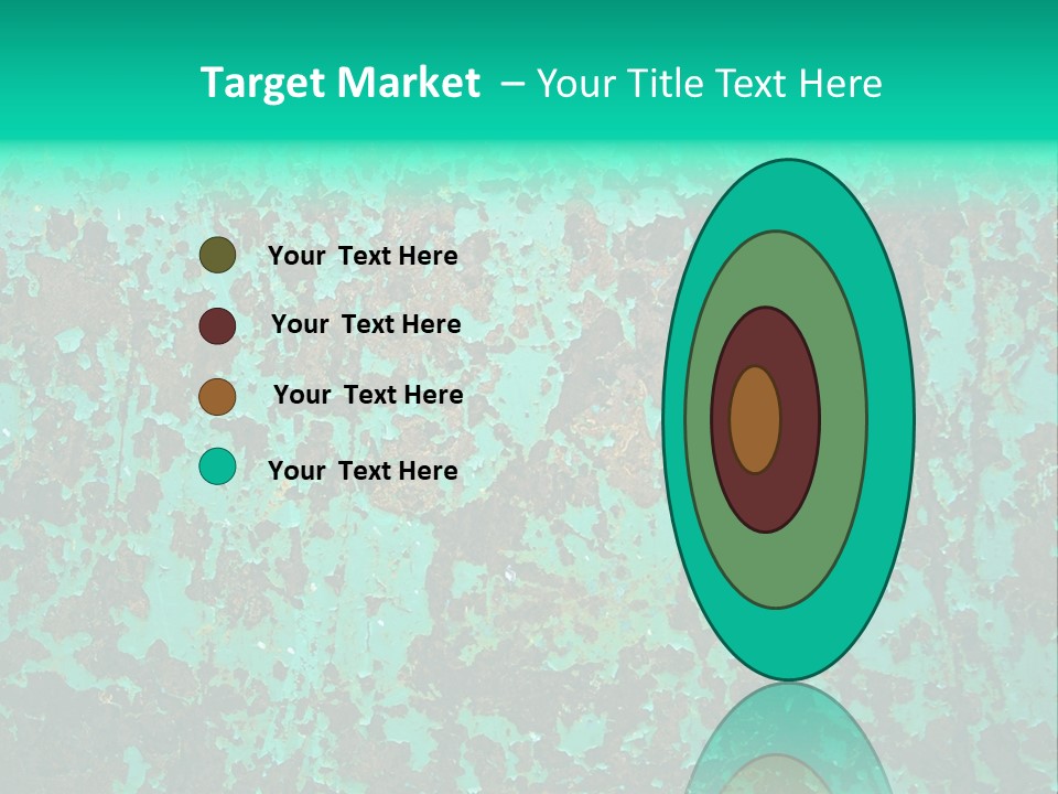 Colored Exhaustion Distressed PowerPoint Template