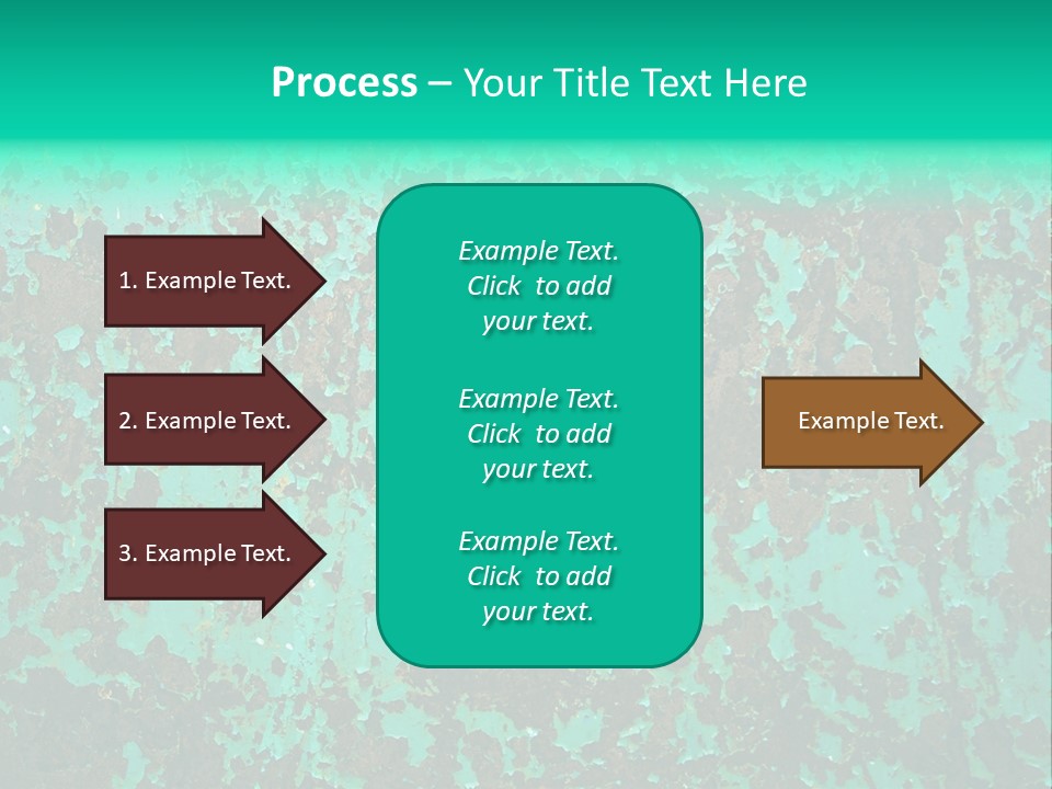Colored Exhaustion Distressed PowerPoint Template