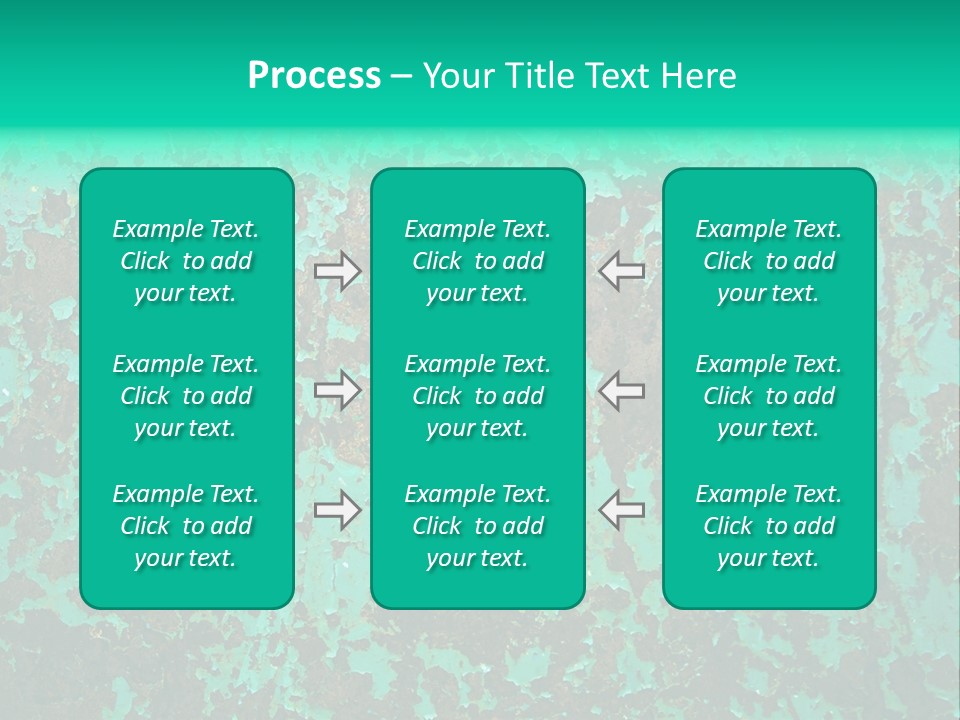 Colored Exhaustion Distressed PowerPoint Template