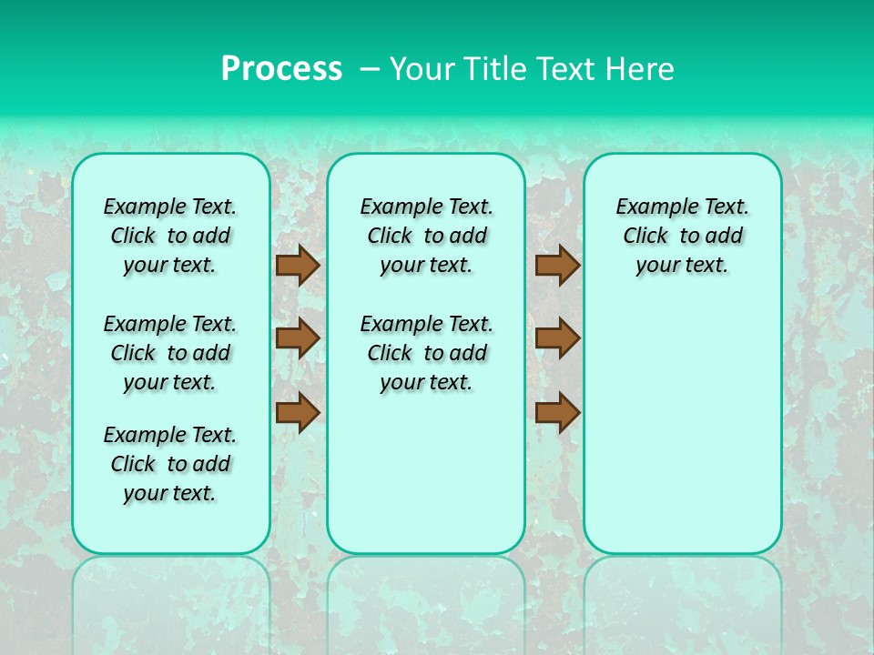 Colored Exhaustion Distressed PowerPoint Template