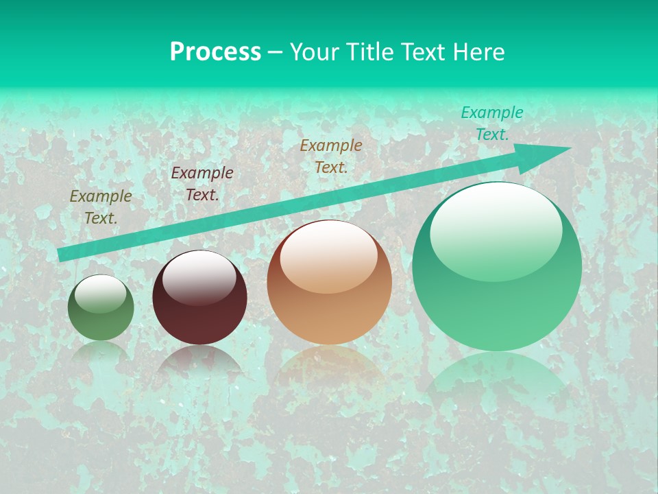 Colored Exhaustion Distressed PowerPoint Template