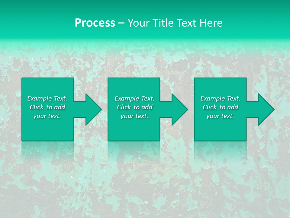 Colored Exhaustion Distressed PowerPoint Template