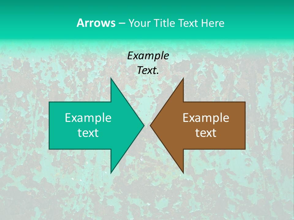 Colored Exhaustion Distressed PowerPoint Template