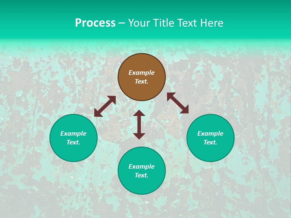 Colored Exhaustion Distressed PowerPoint Template