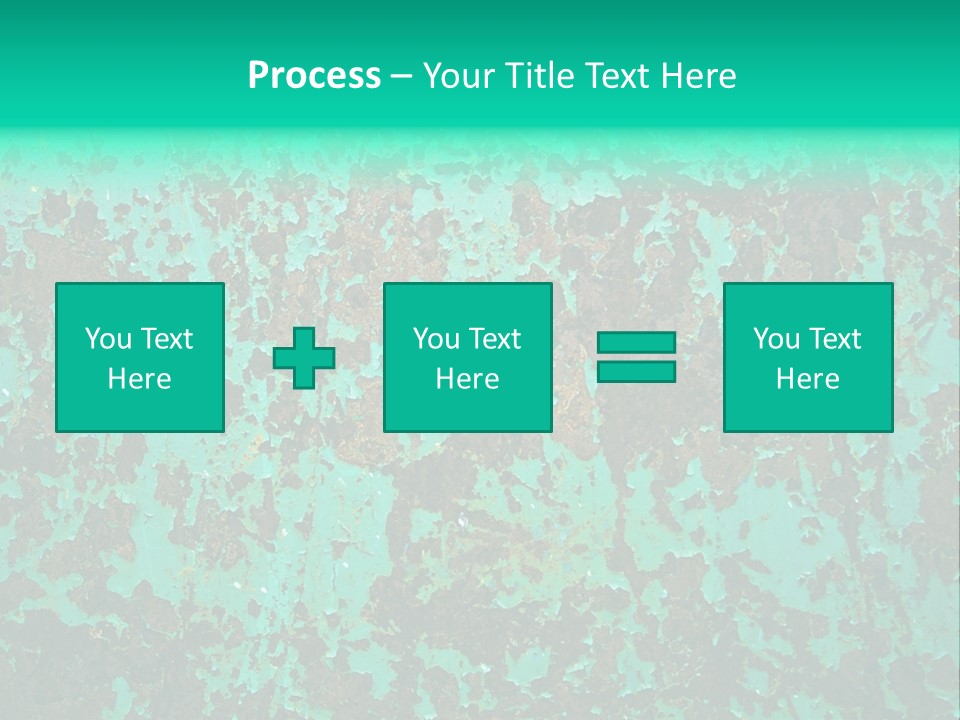 Colored Exhaustion Distressed PowerPoint Template