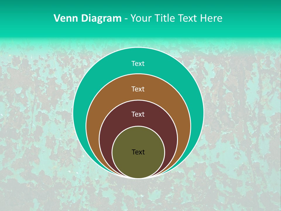 Colored Exhaustion Distressed PowerPoint Template