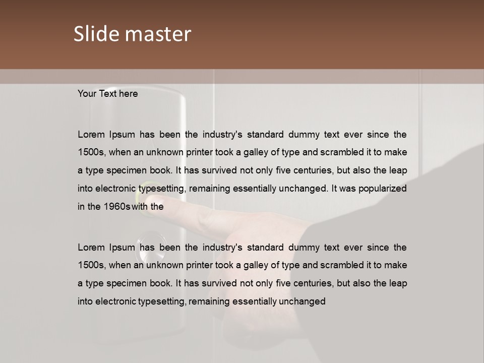 Arm Technology Transportation PowerPoint Template