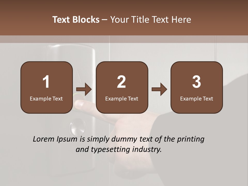 Arm Technology Transportation PowerPoint Template