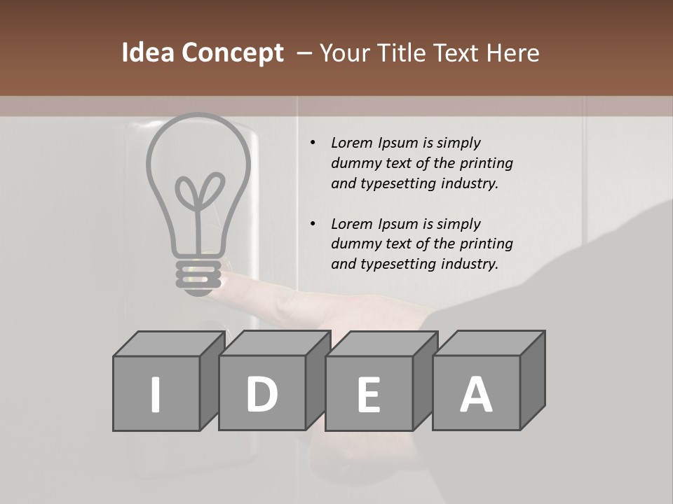 Arm Technology Transportation PowerPoint Template