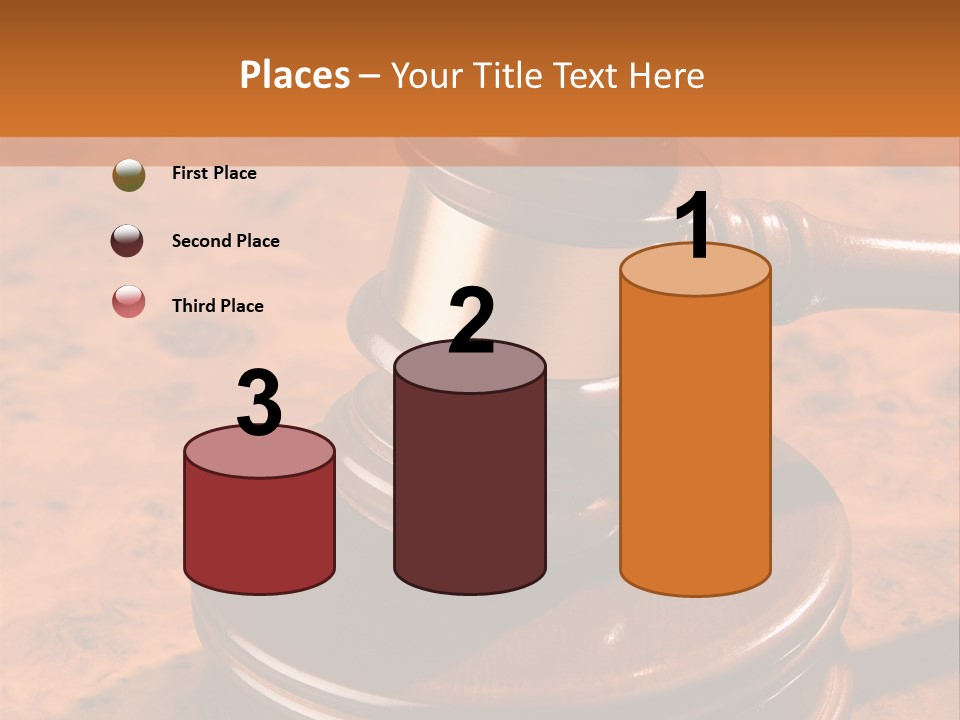 Justice Lawyer Grooved PowerPoint Template