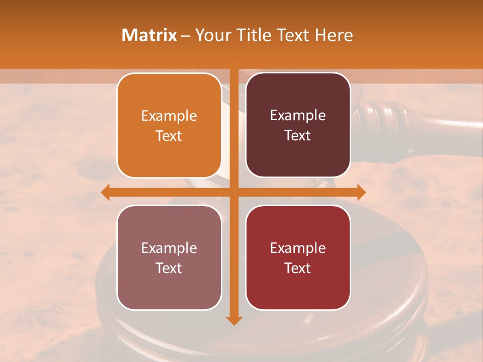Justice Lawyer Grooved PowerPoint Template