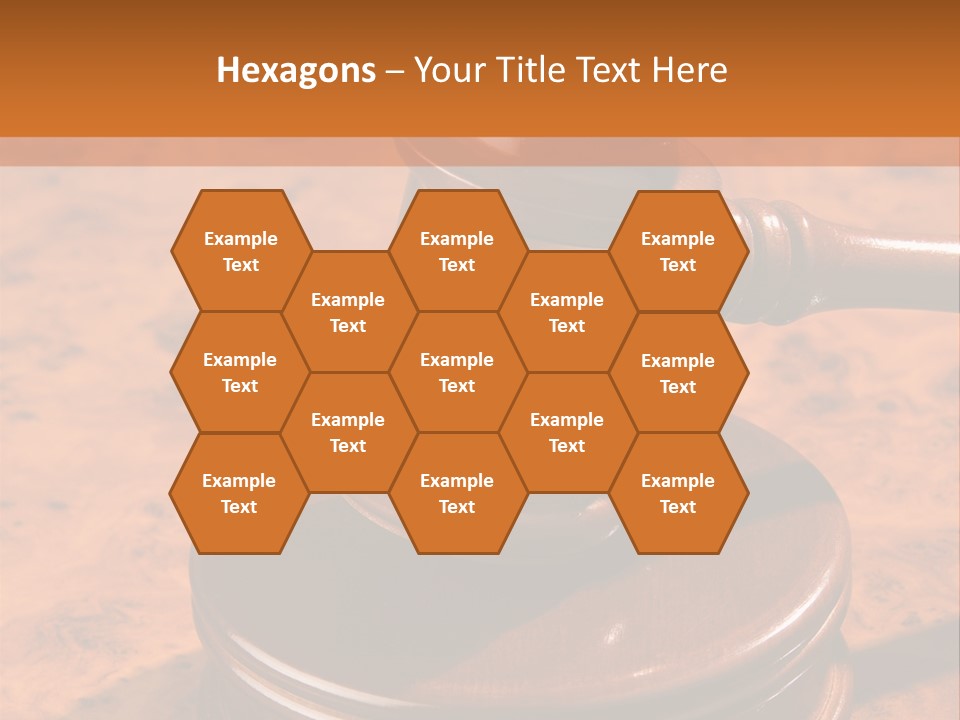 Justice Lawyer Grooved PowerPoint Template