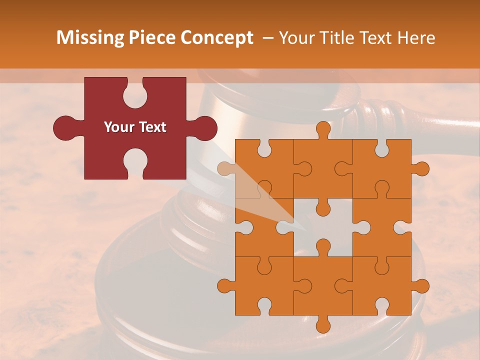 Justice Lawyer Grooved PowerPoint Template