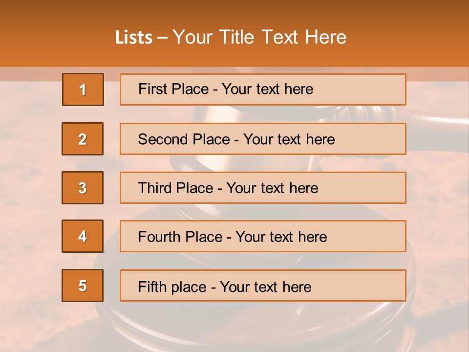 Justice Lawyer Grooved PowerPoint Template