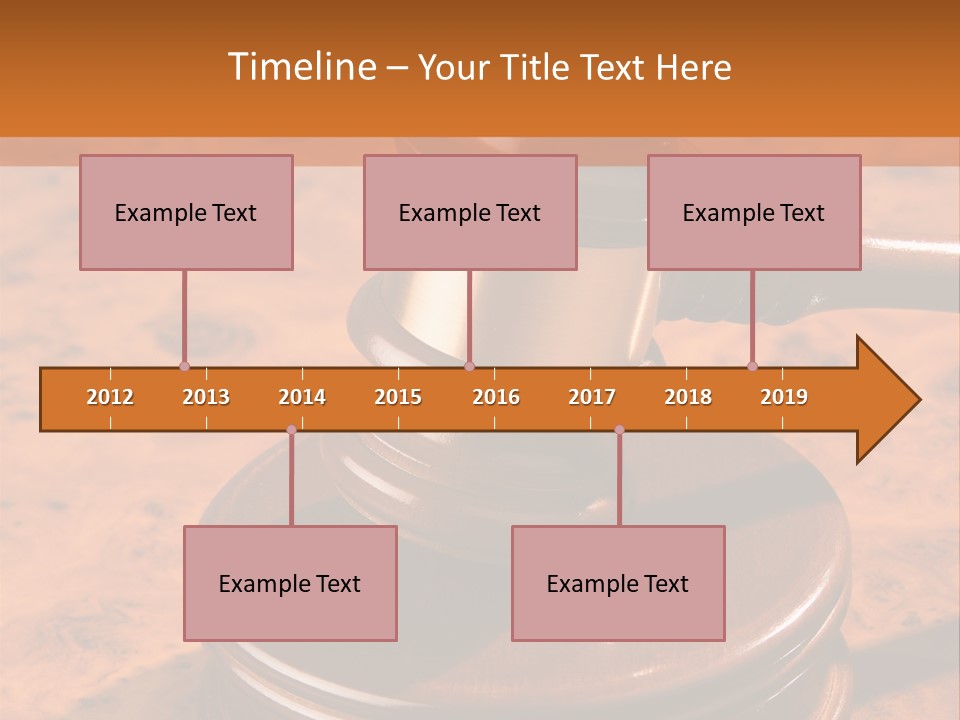 Justice Lawyer Grooved PowerPoint Template