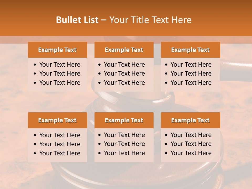 Justice Lawyer Grooved PowerPoint Template